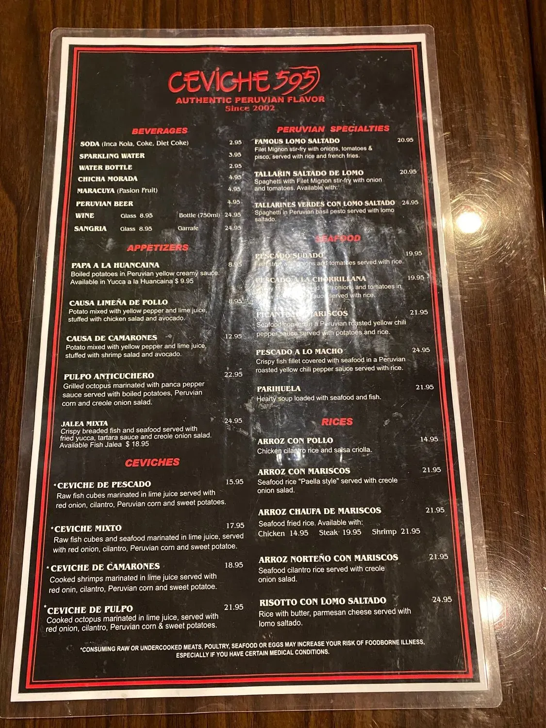 Menu 2