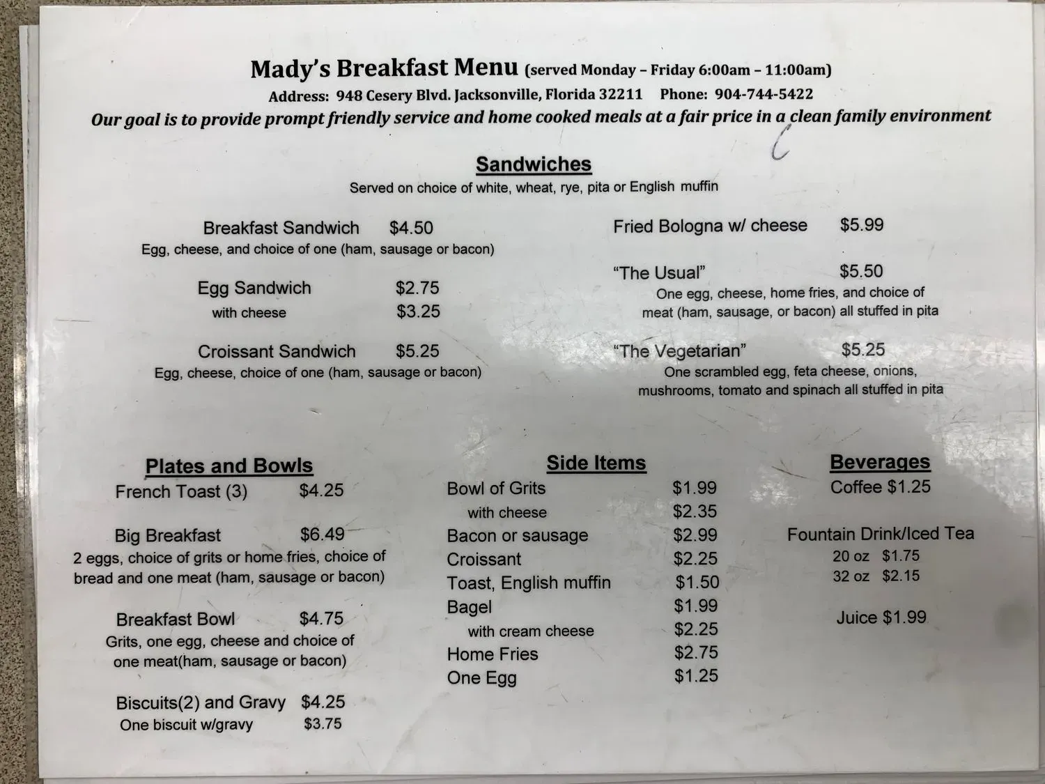 Menu 2