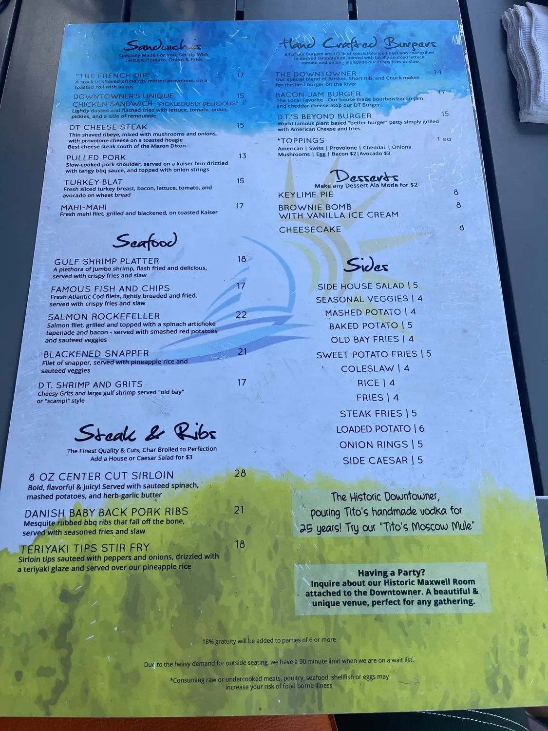 Menu 4