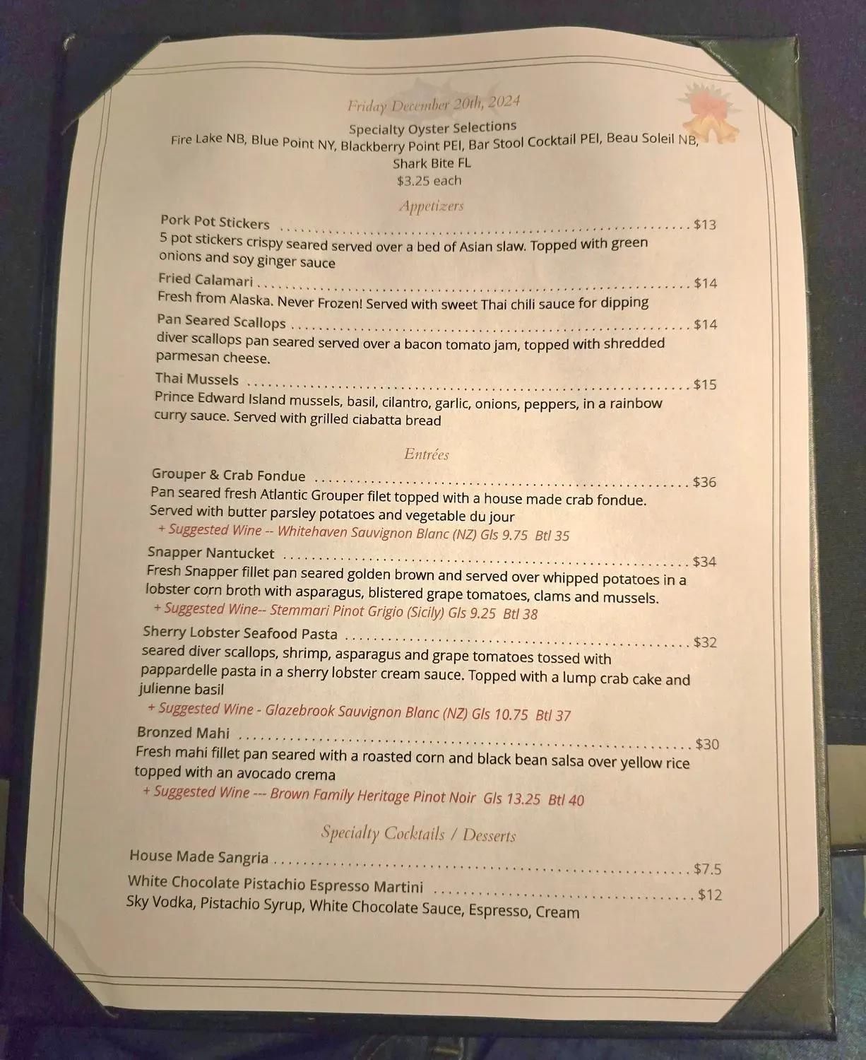 Menu 6