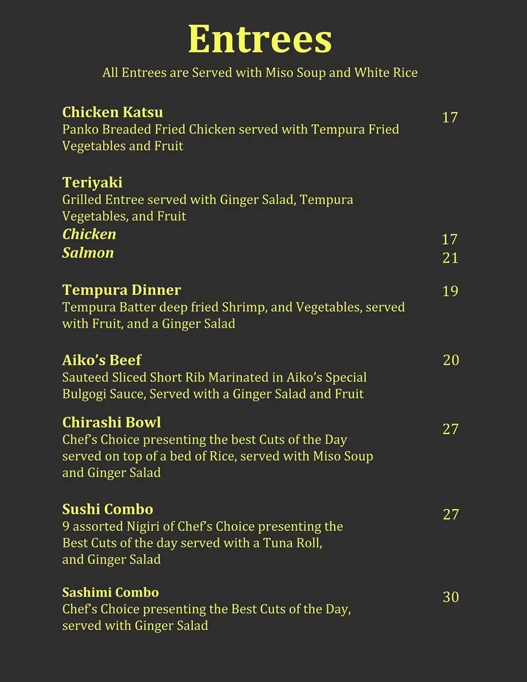 Menu 2