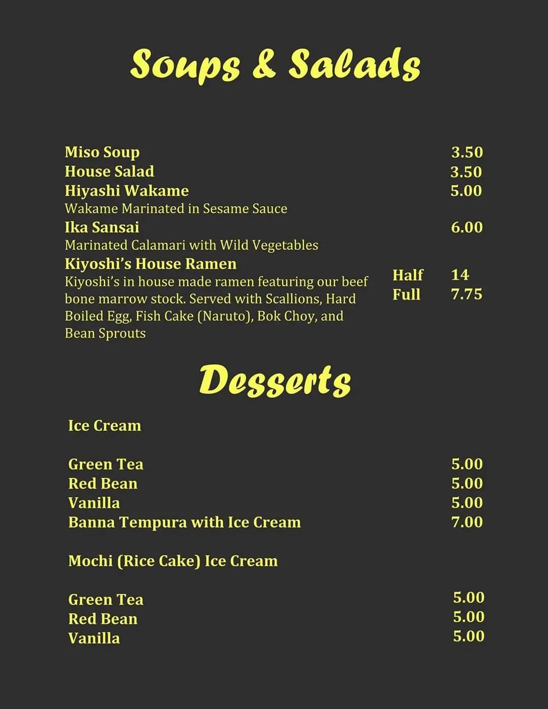 Menu 3