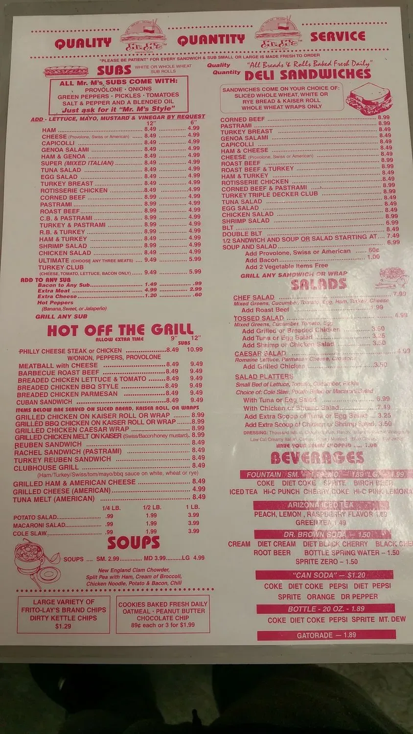 Menu 2