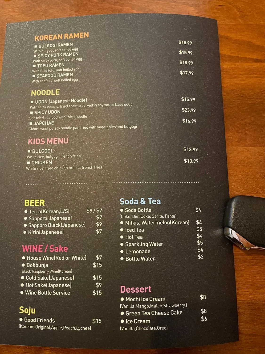 Menu 3