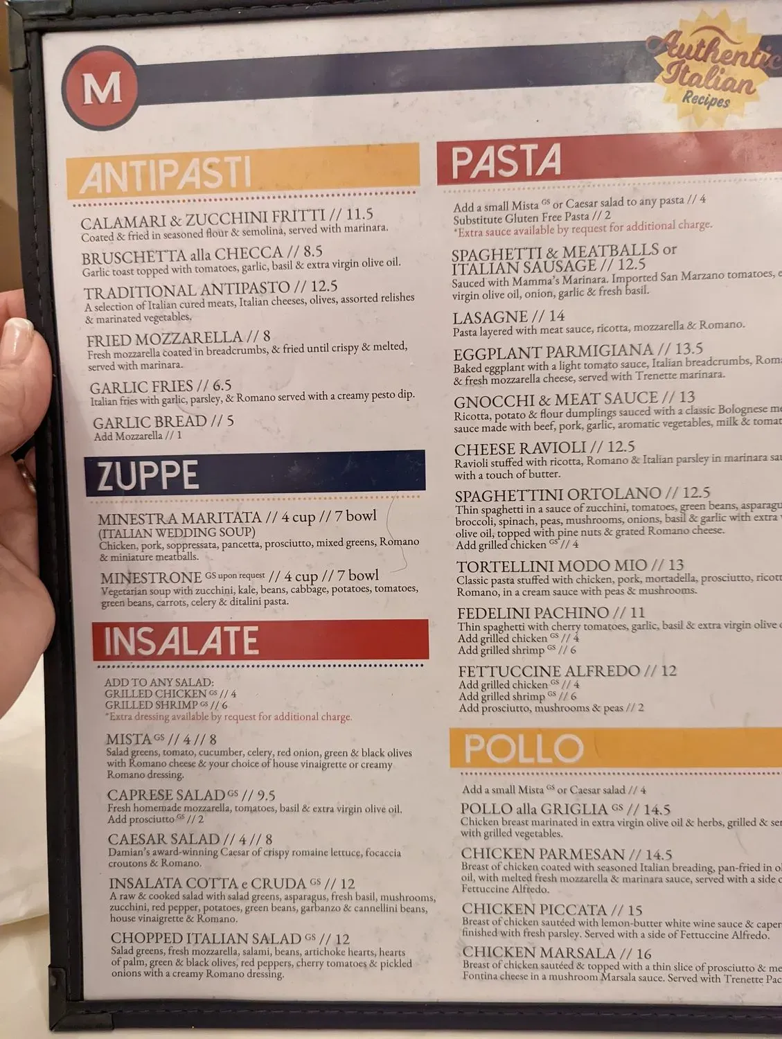 Menu 4