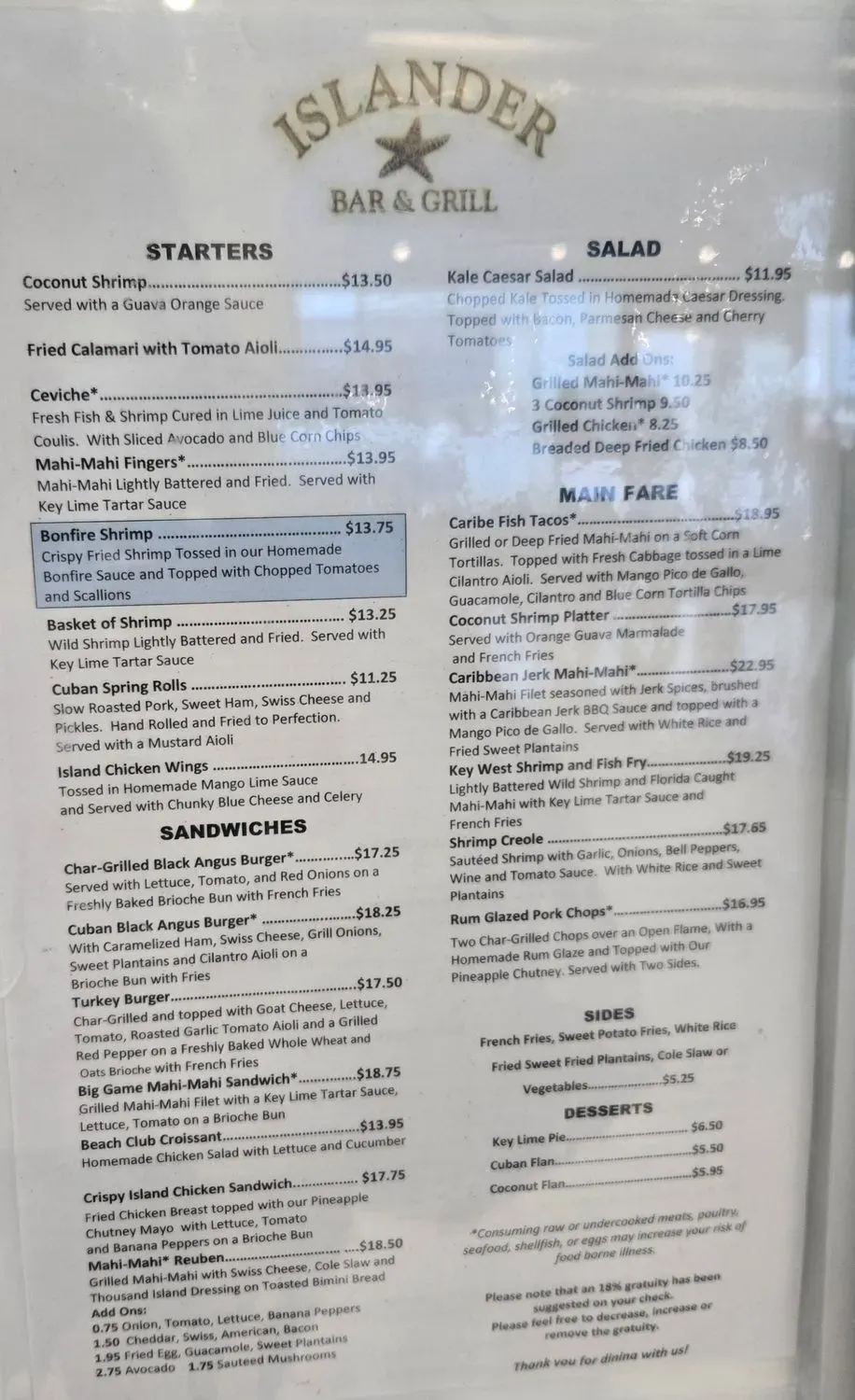 Menu 4