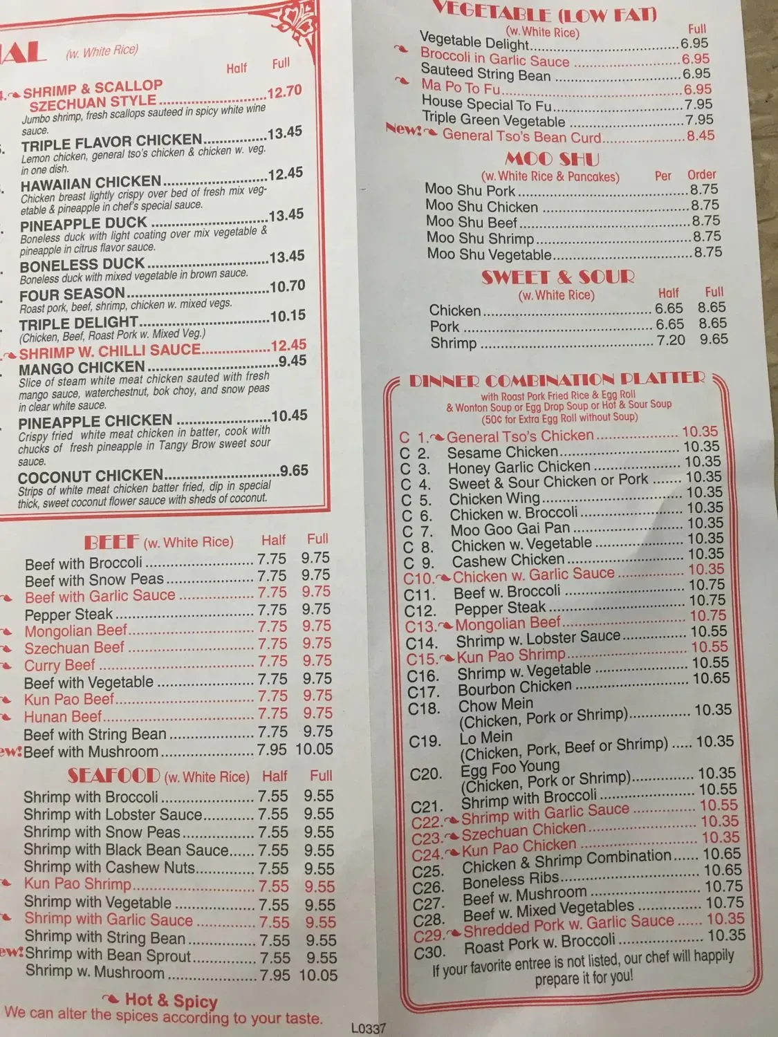 Menu 2