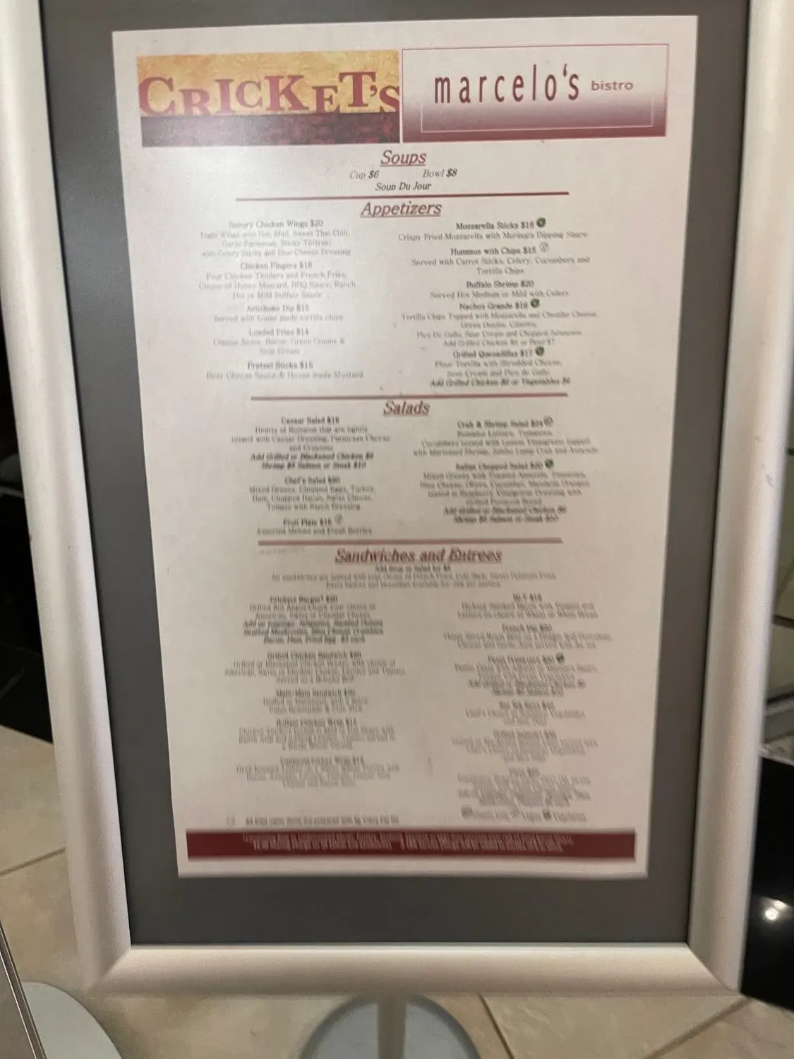 Menu 5