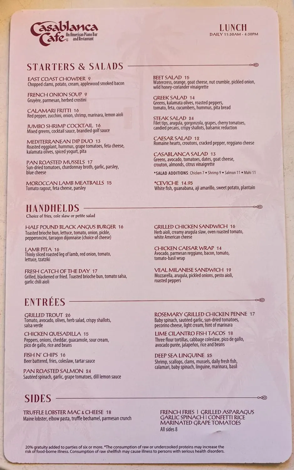 Menu 4