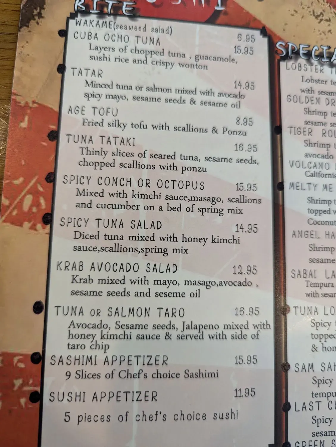 Menu 4