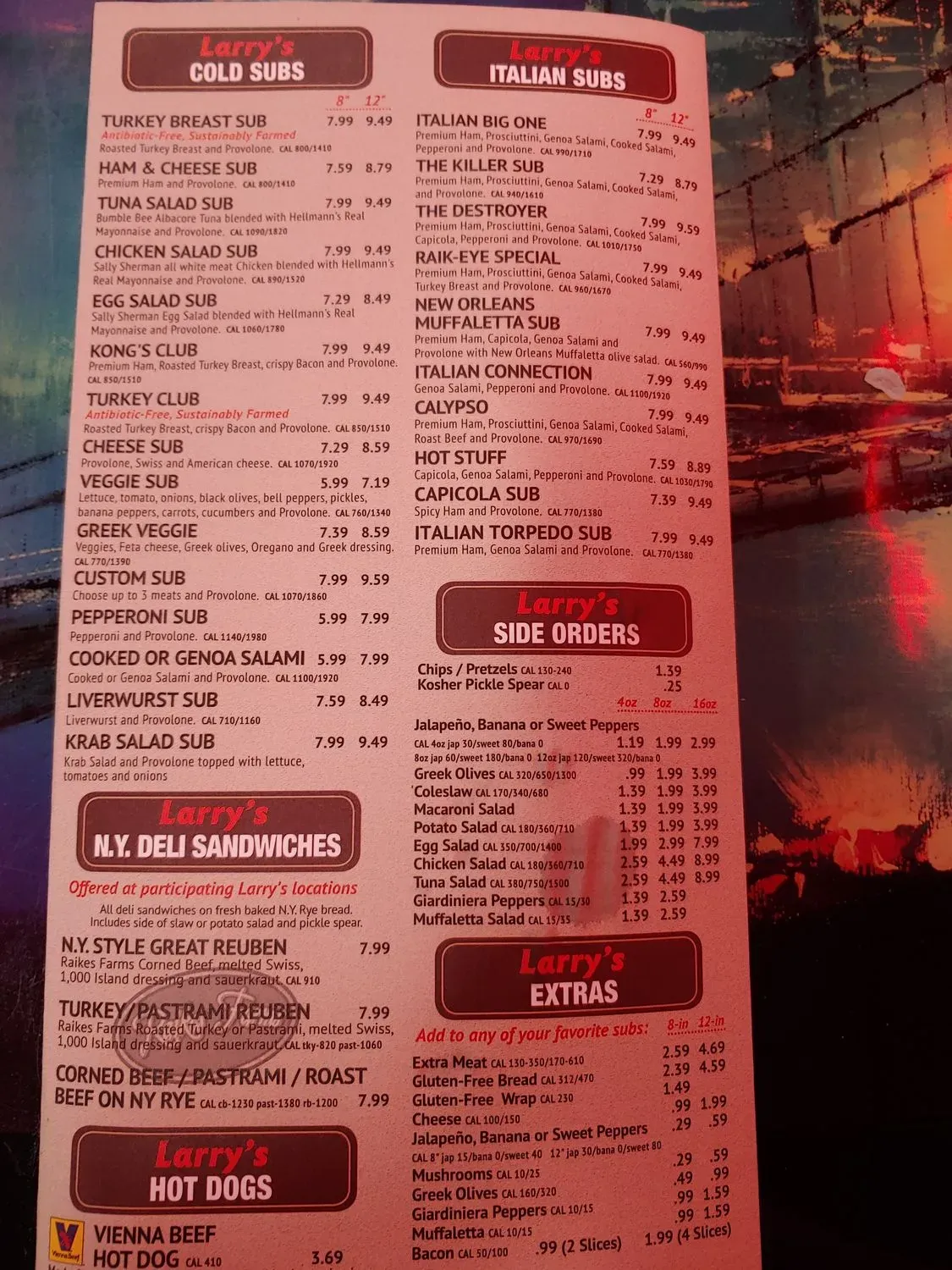 Menu 3