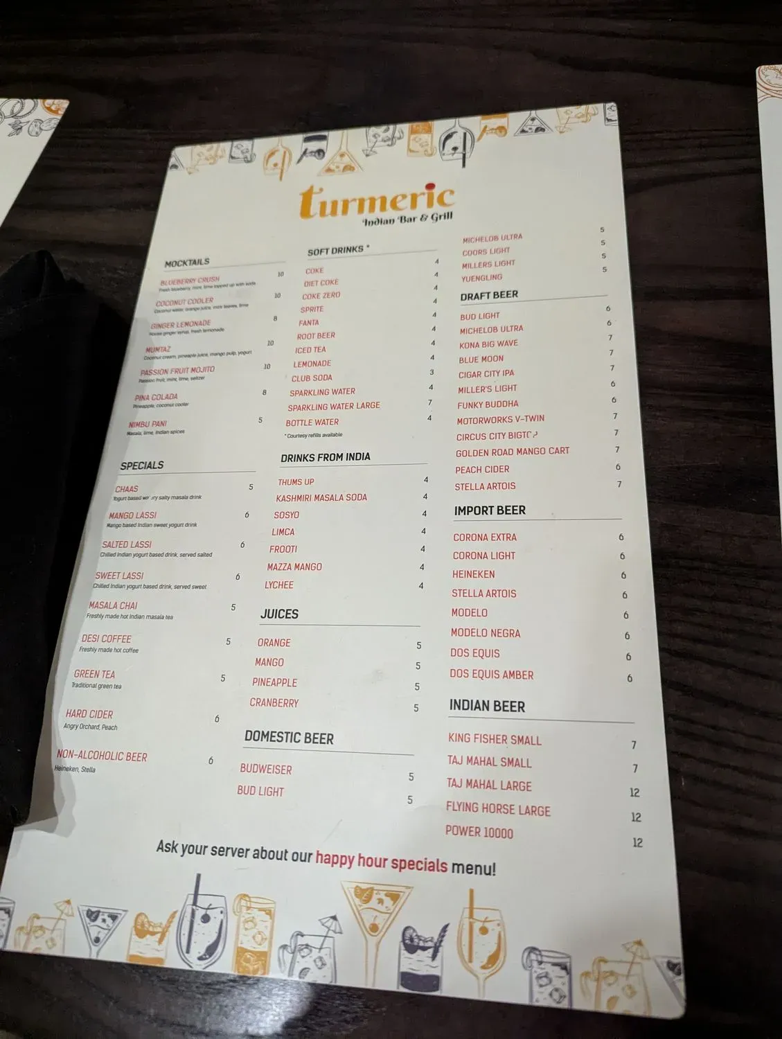 Menu 5