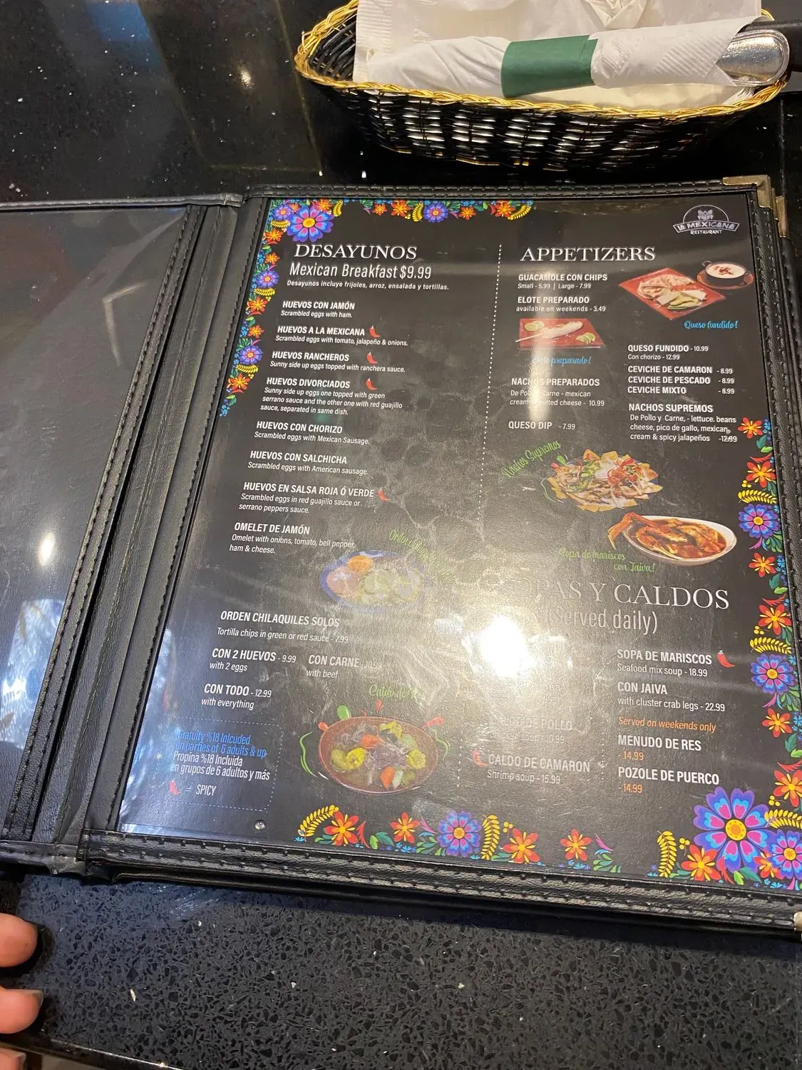 Menu 5