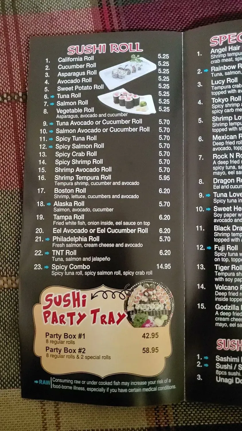 Menu 6