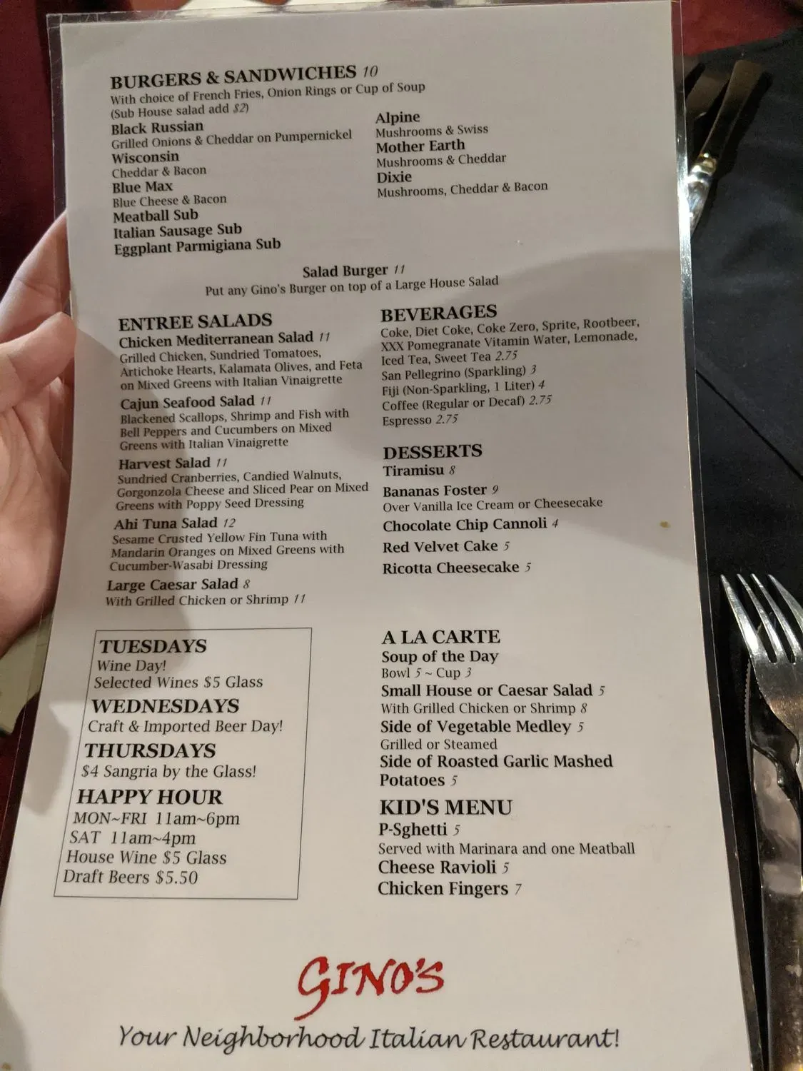 Menu 3