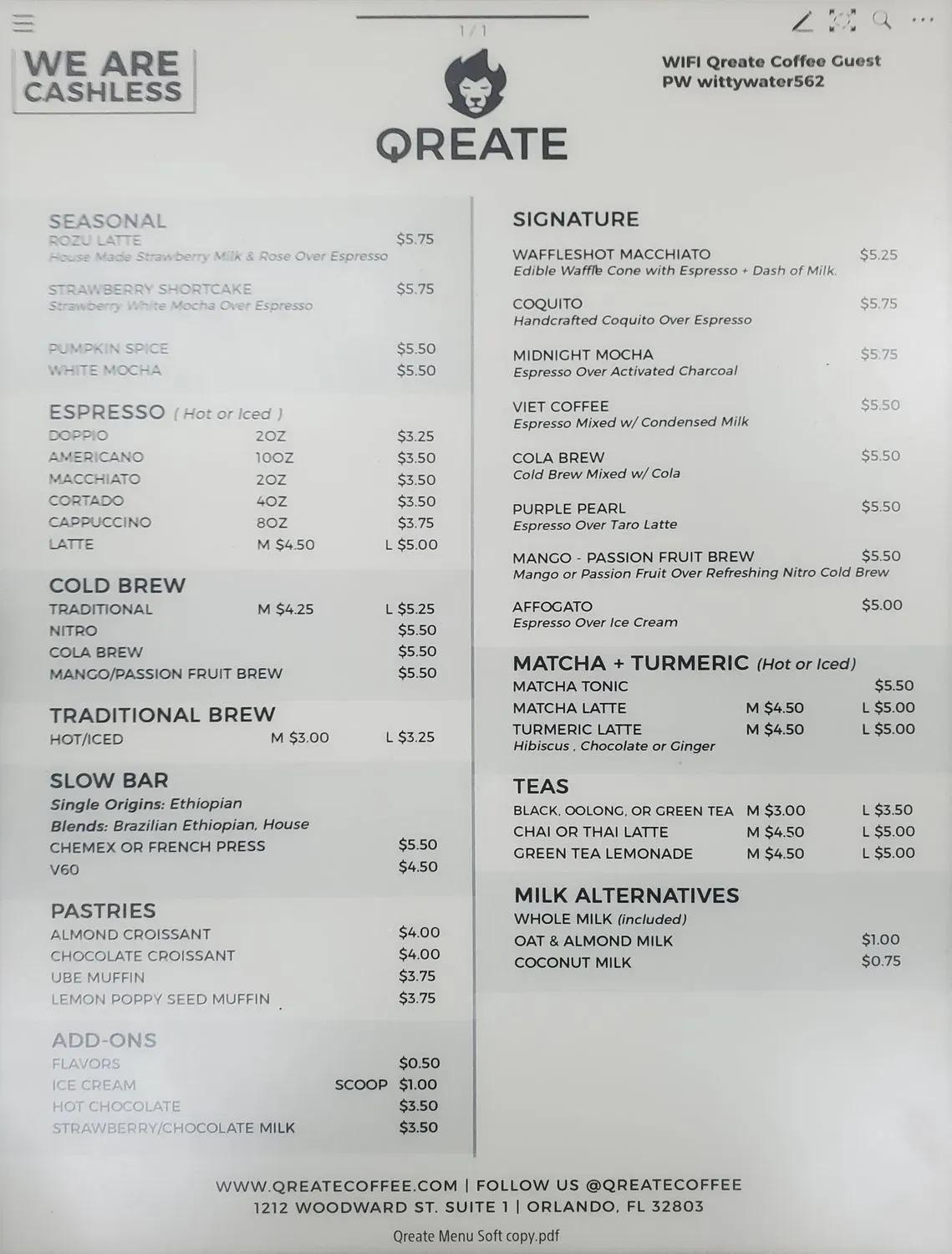 Menu 2