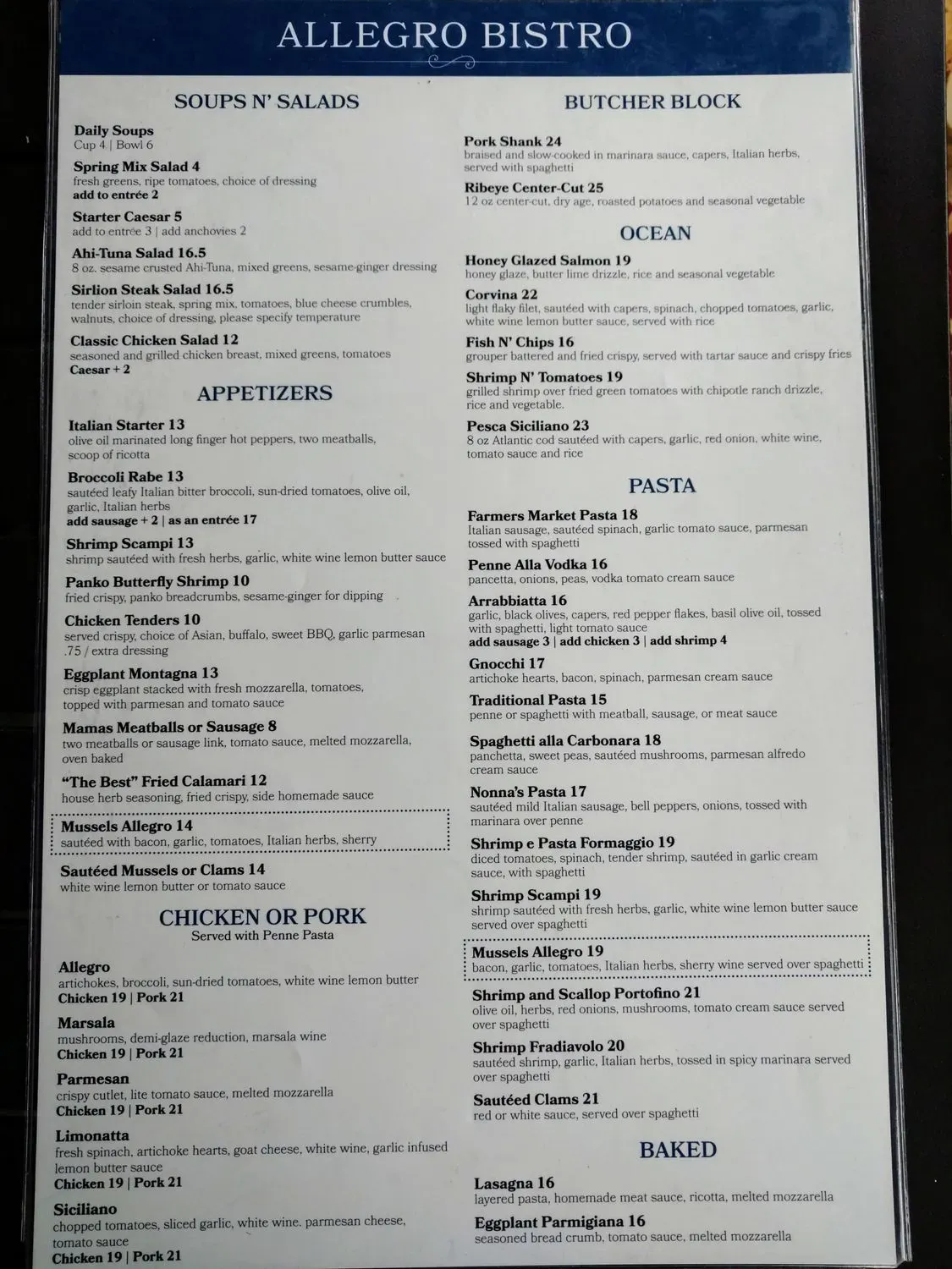 Menu 6