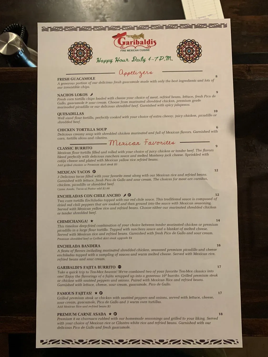 Menu 3