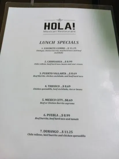 Menu 5