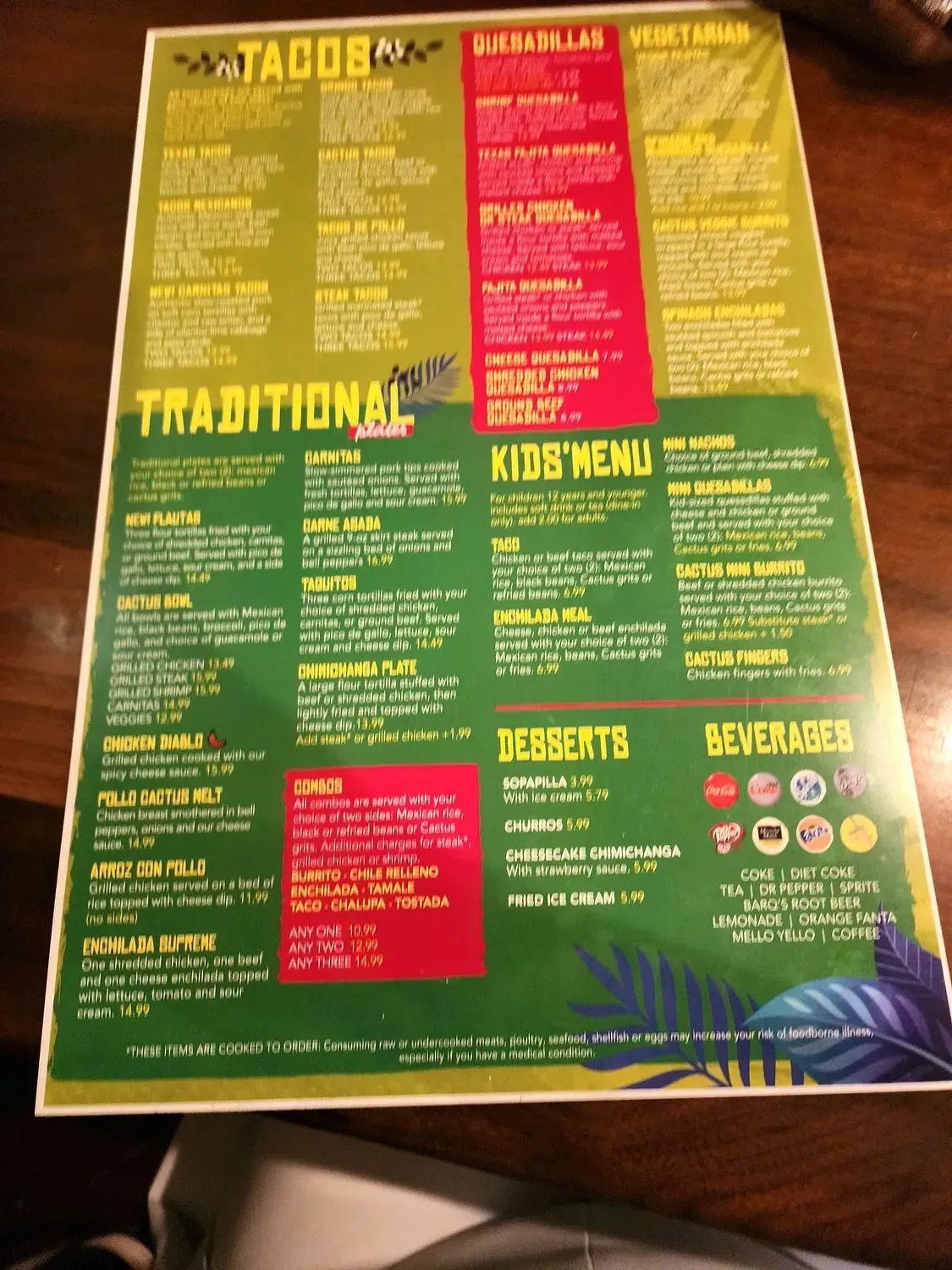 Menu 5