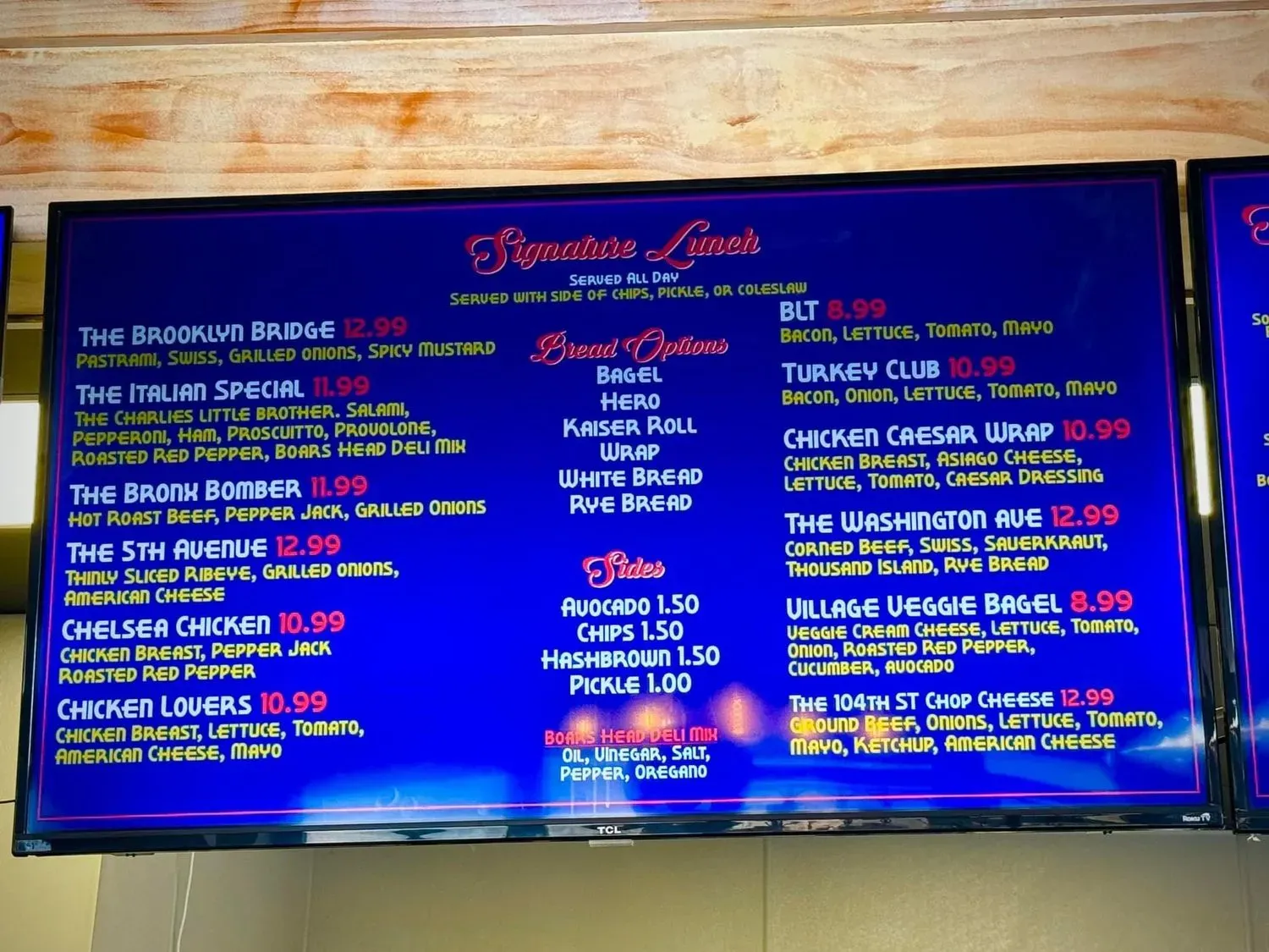 Menu 3