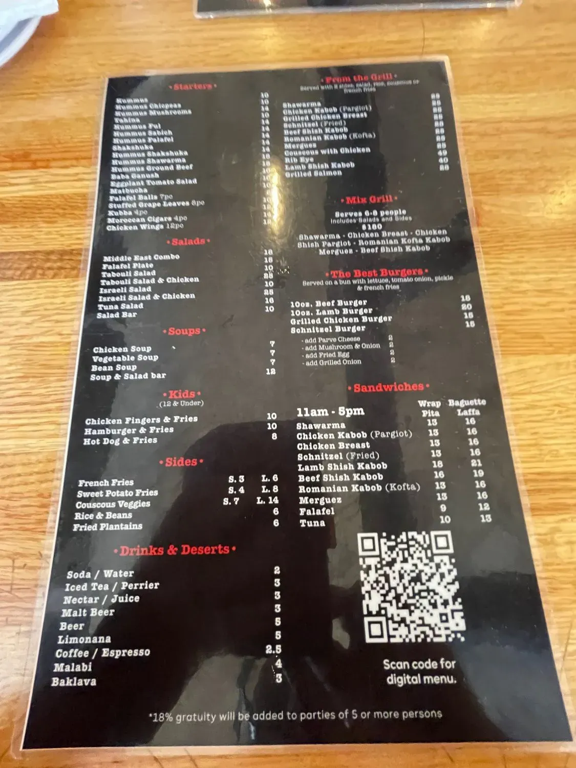 Menu 2