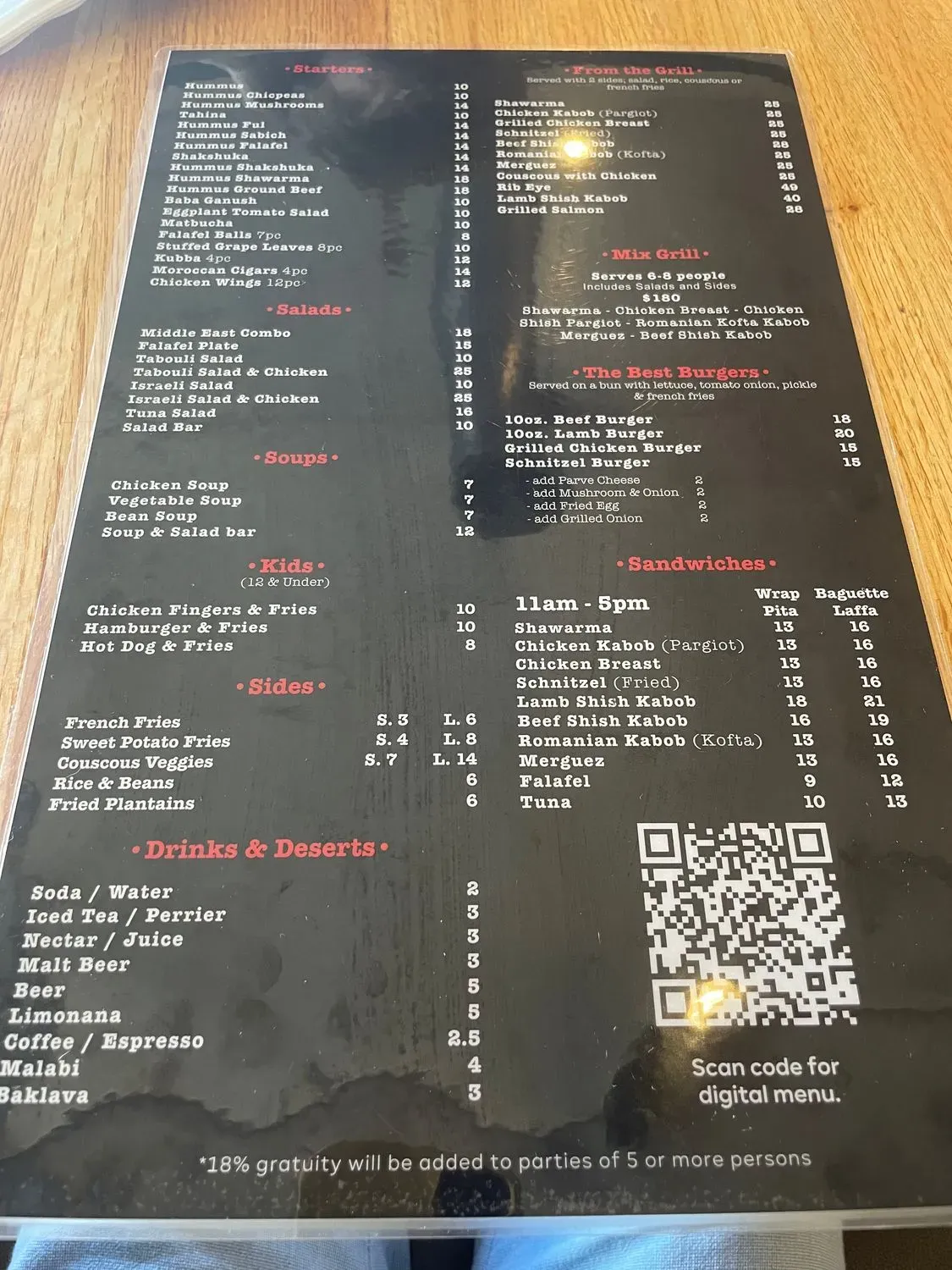 Menu 3