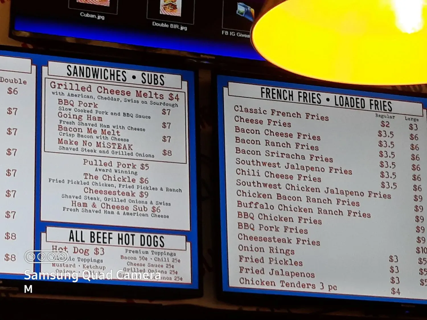 Menu 3