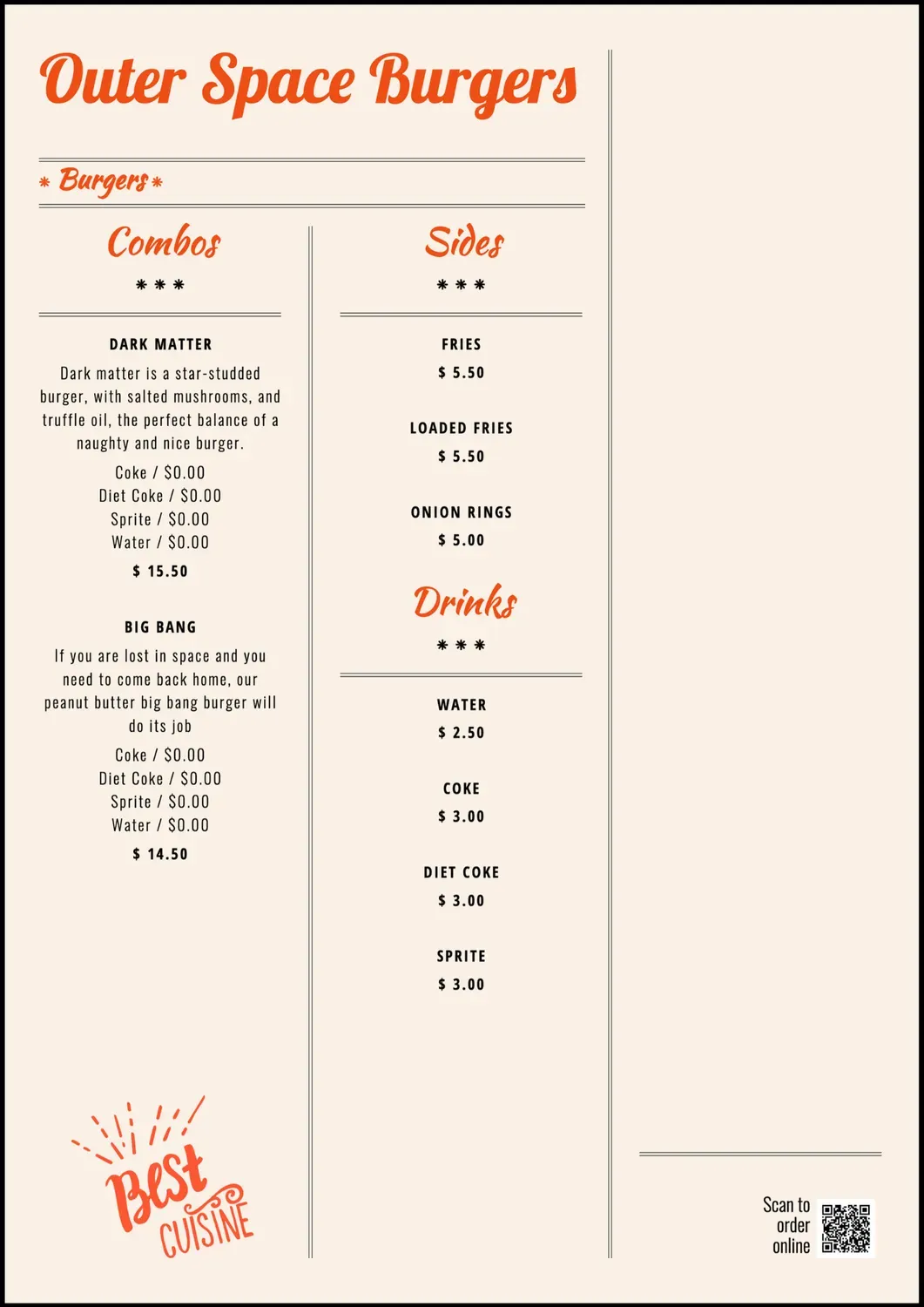 Menu 3