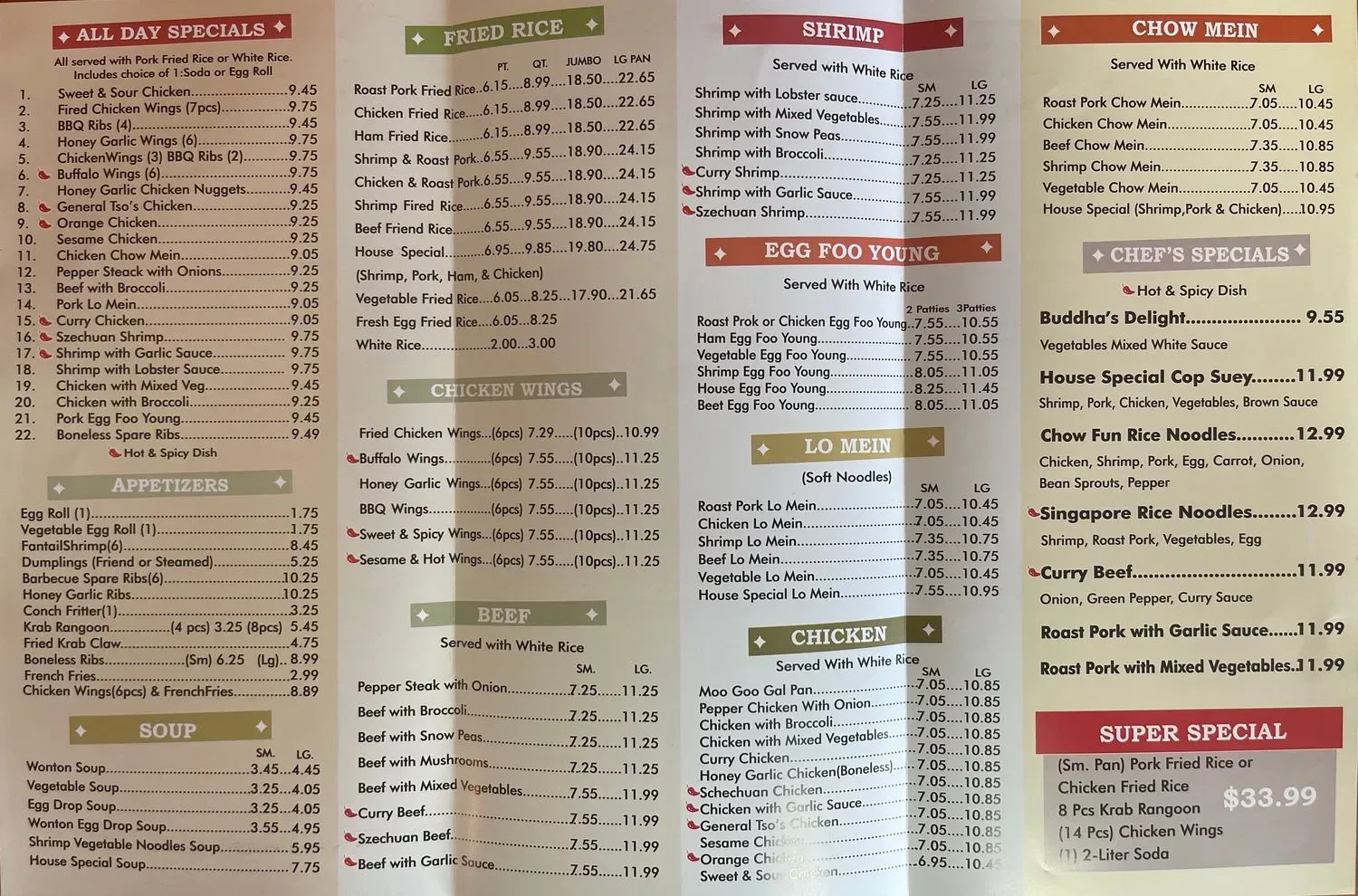 Menu 2