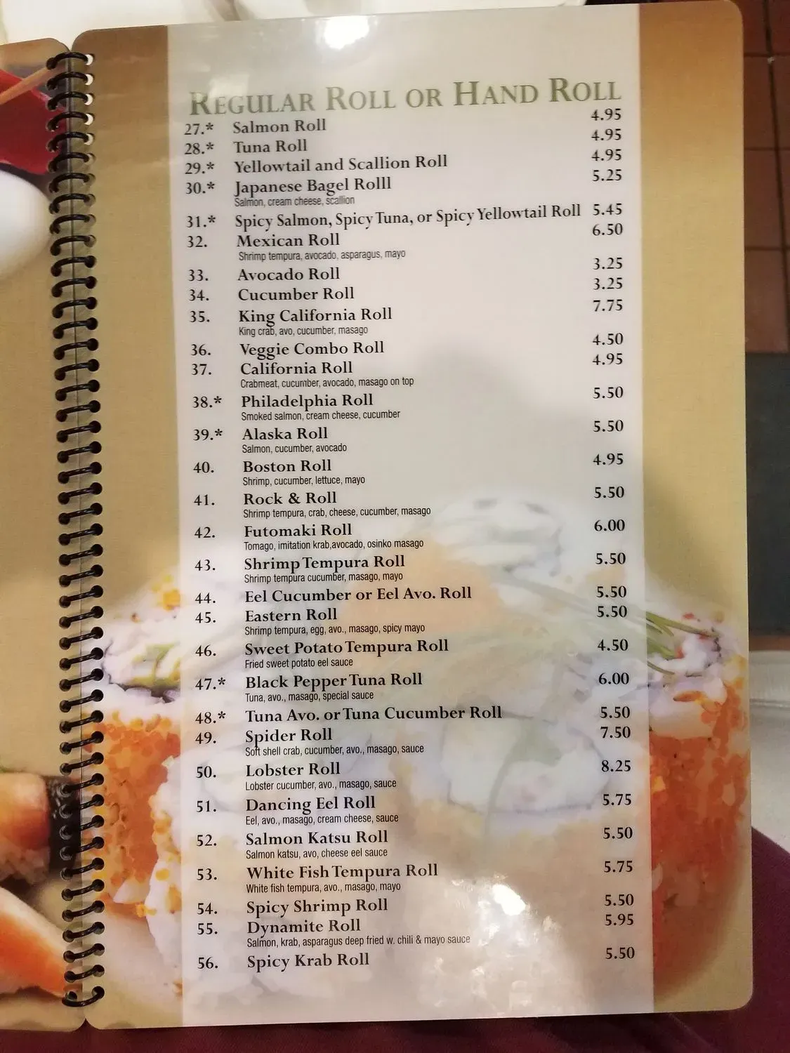 Menu 4