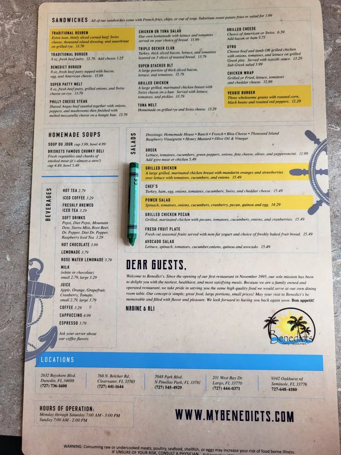 Menu 4