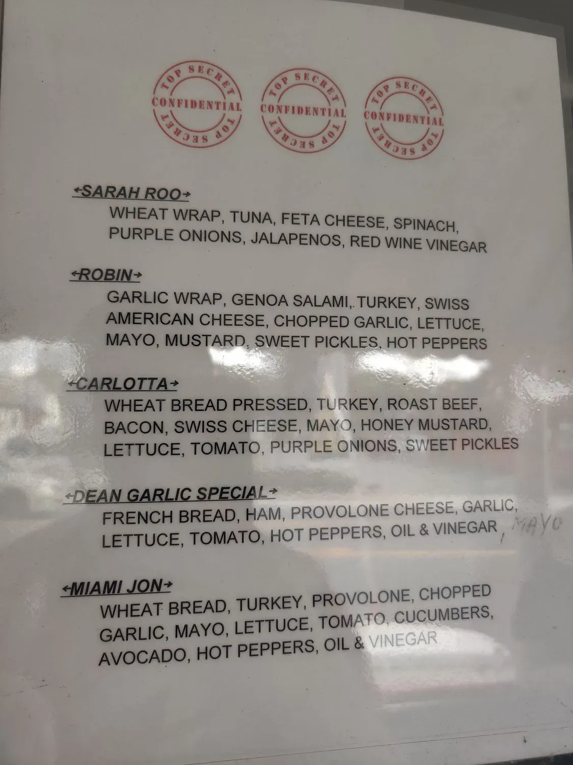 Menu 3