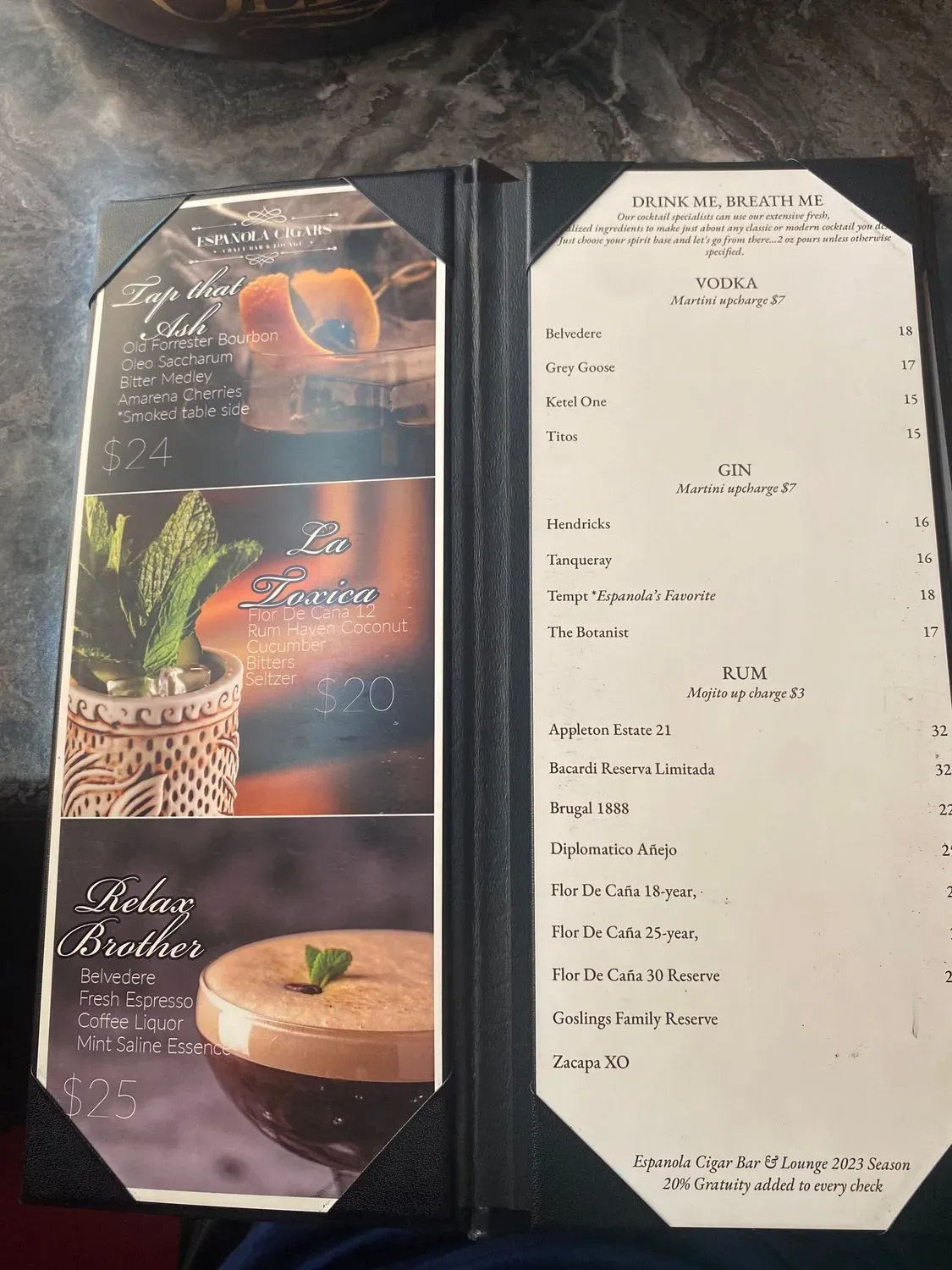 Menu 6