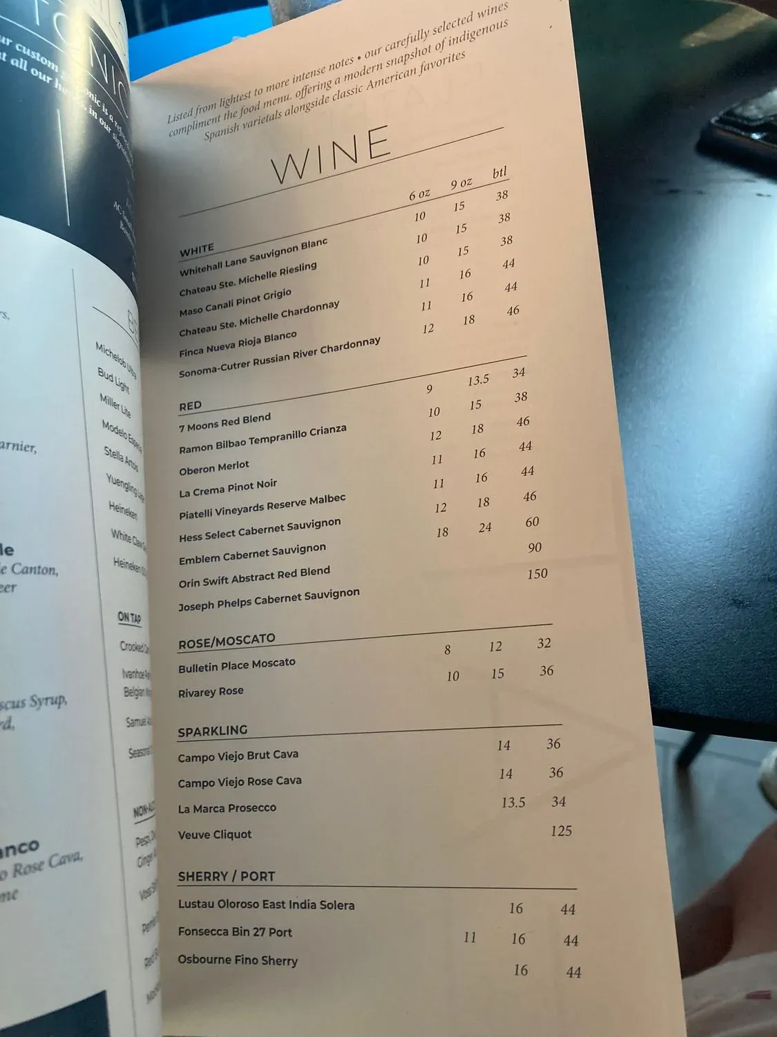 Menu 6