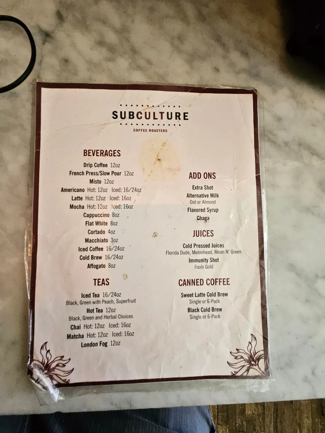 Menu 4