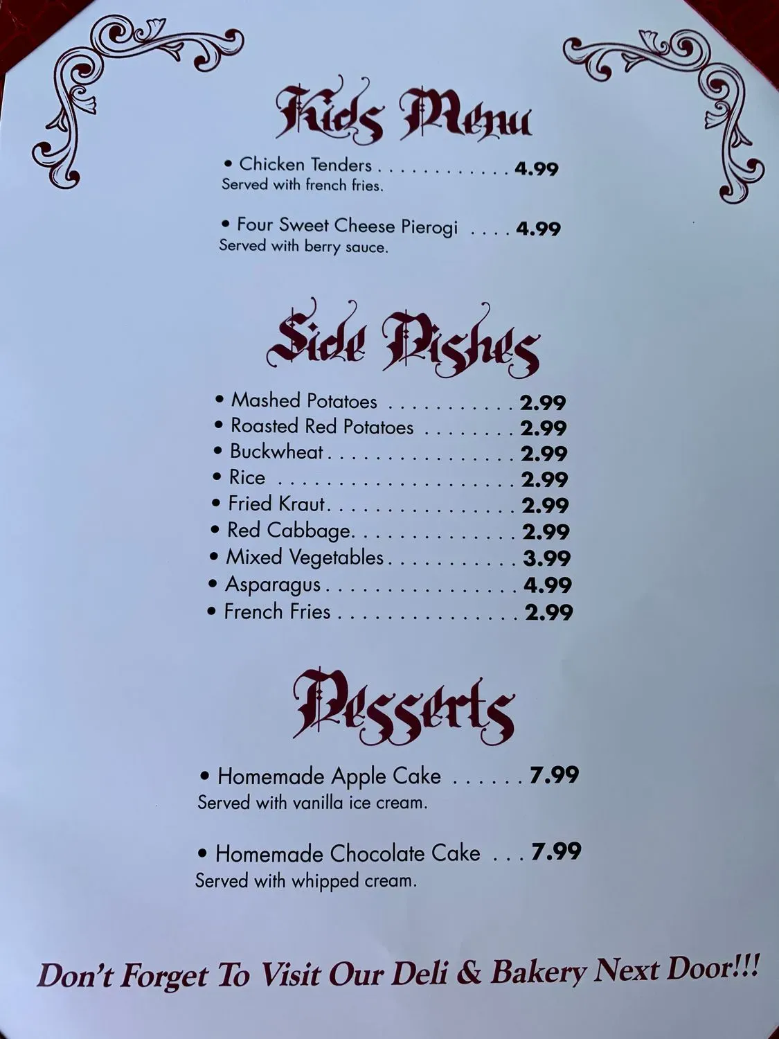 Menu 2