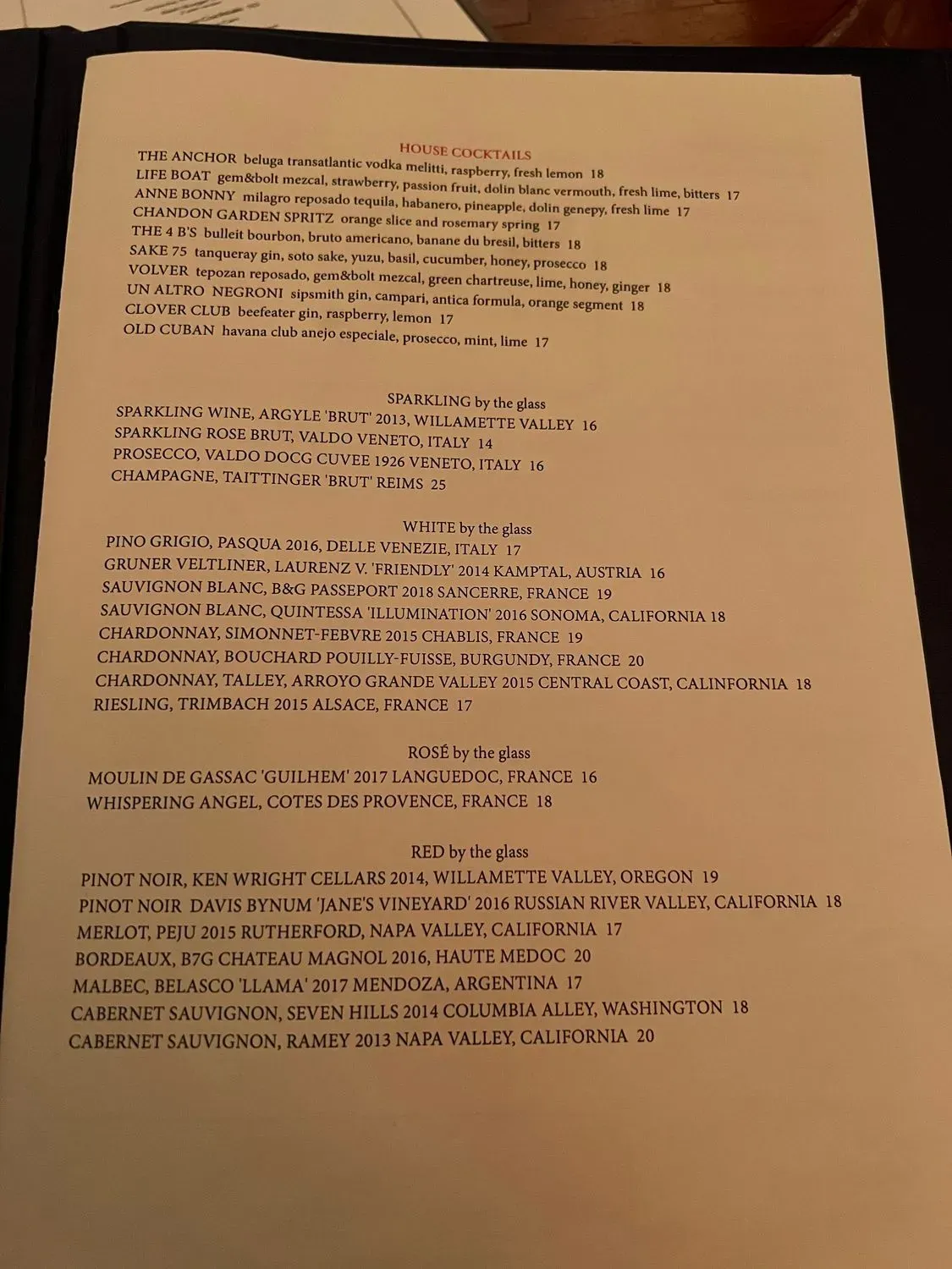 Menu 2