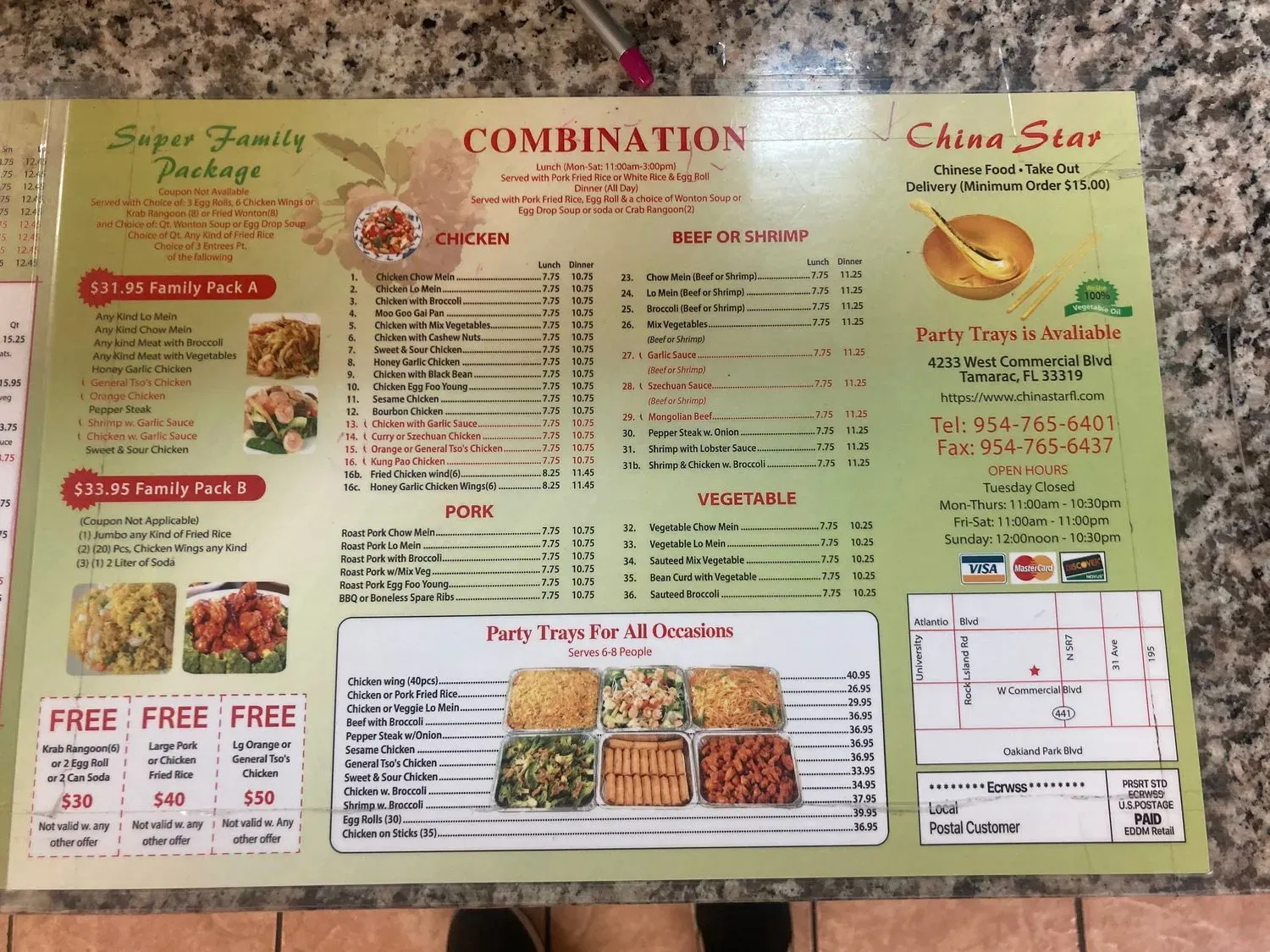 Menu 3