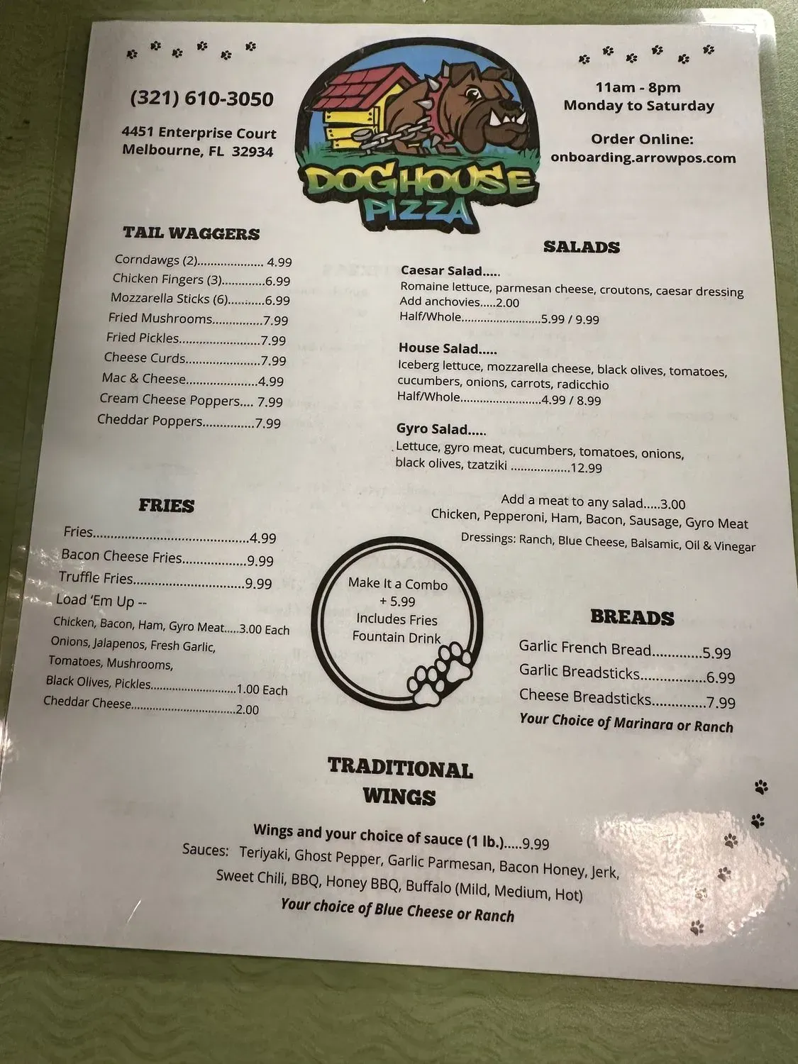 Menu 5