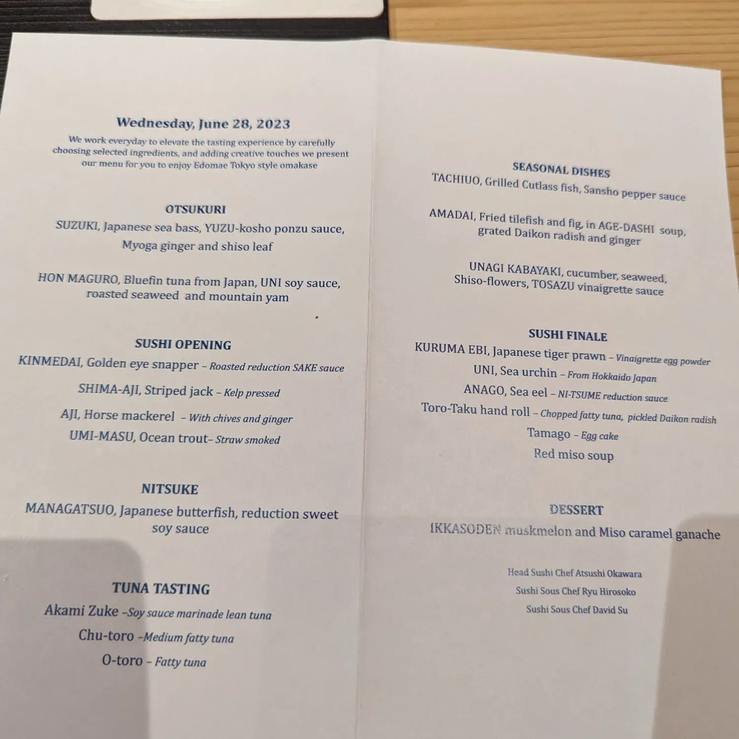 Menu 3