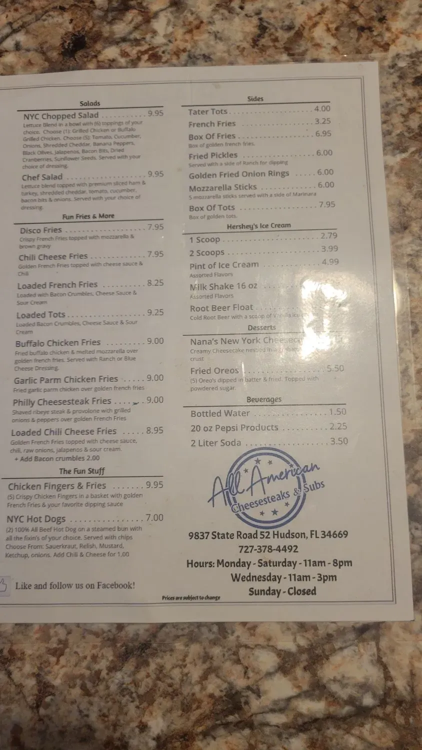 Menu 3