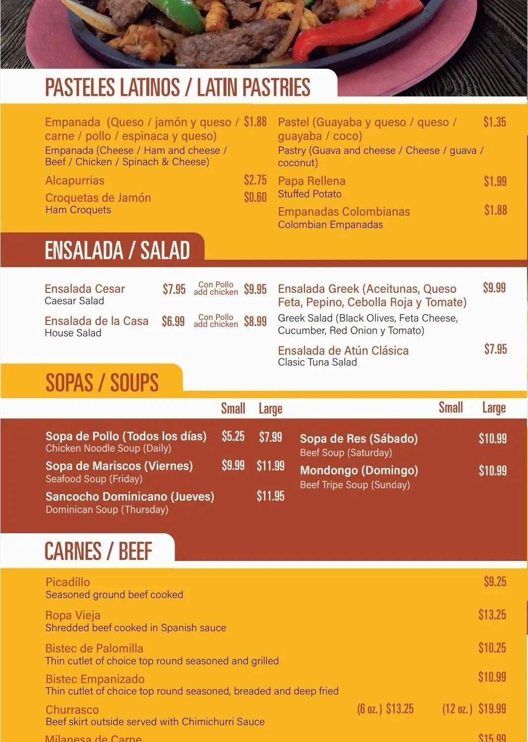 Menu 2