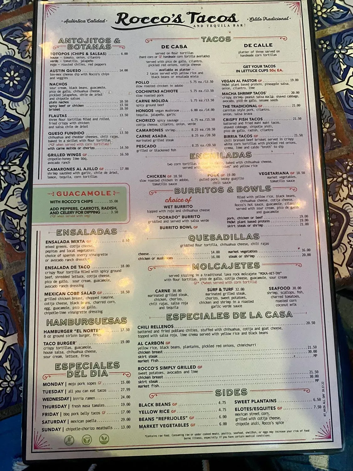 Menu 4