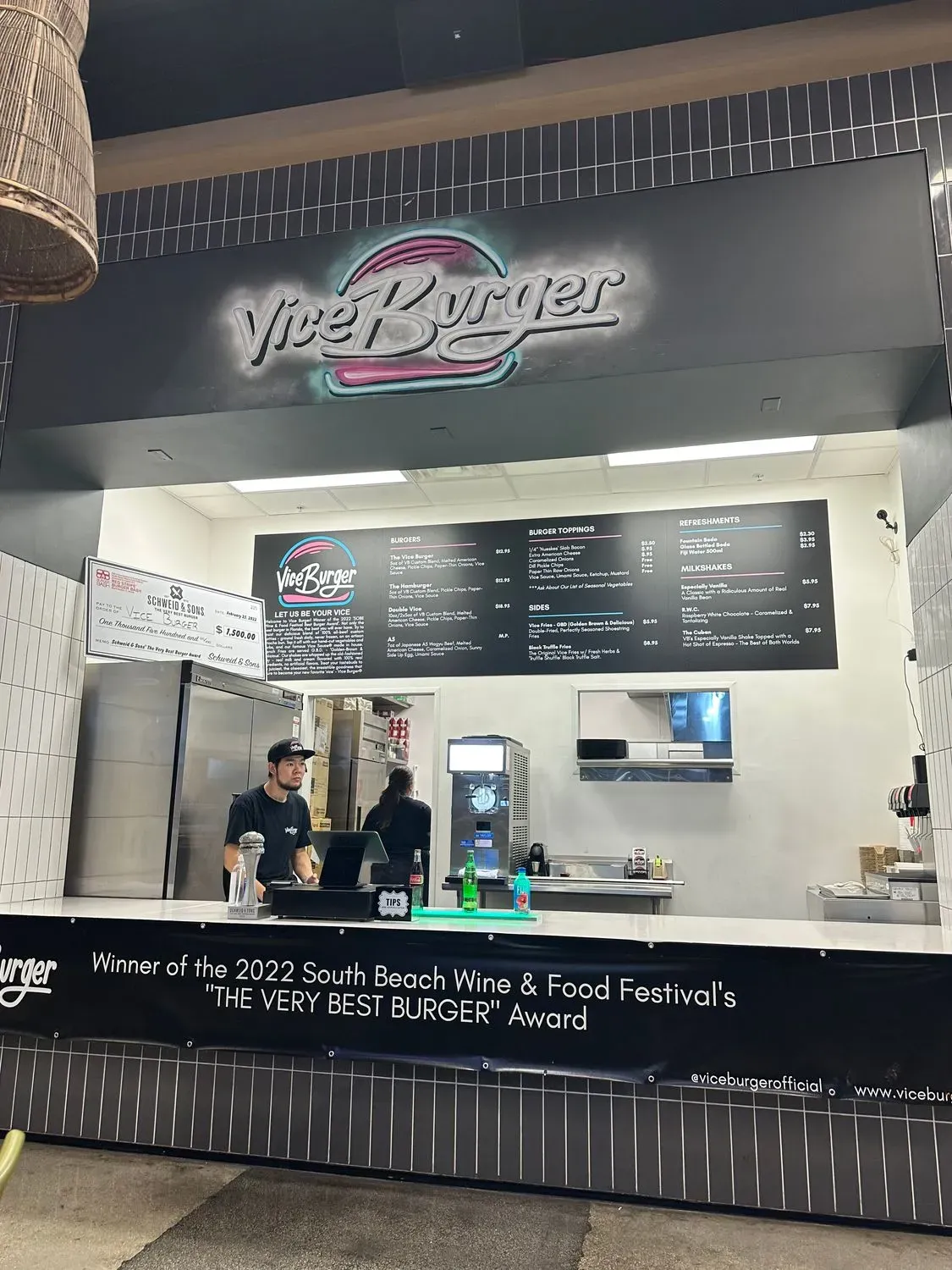 Vice Burger Miami Beach Menu - Updated November 2025