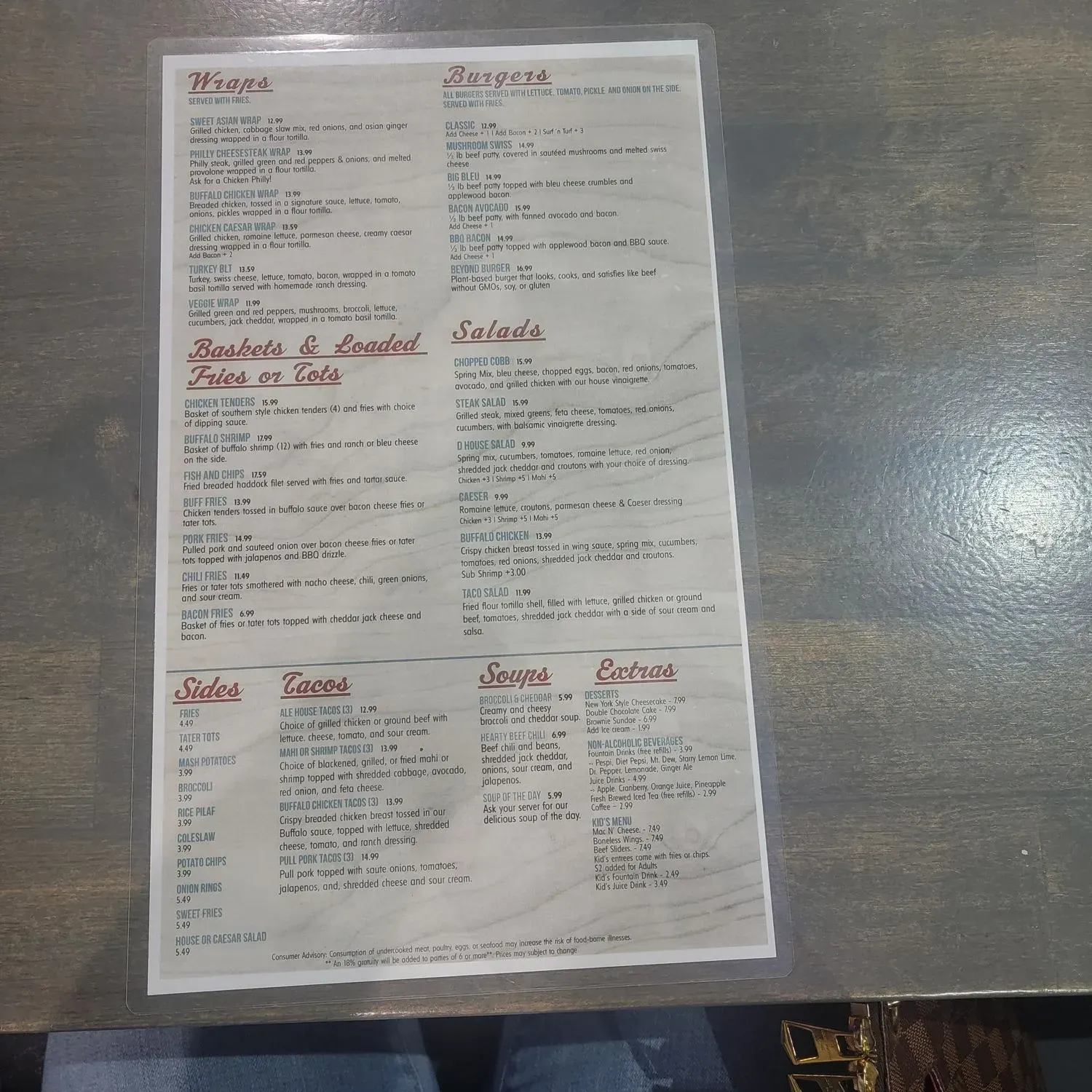 Menu 4