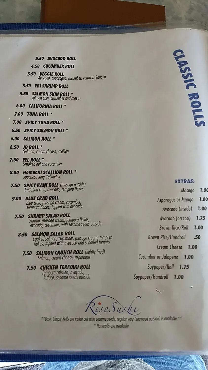 Menu 5