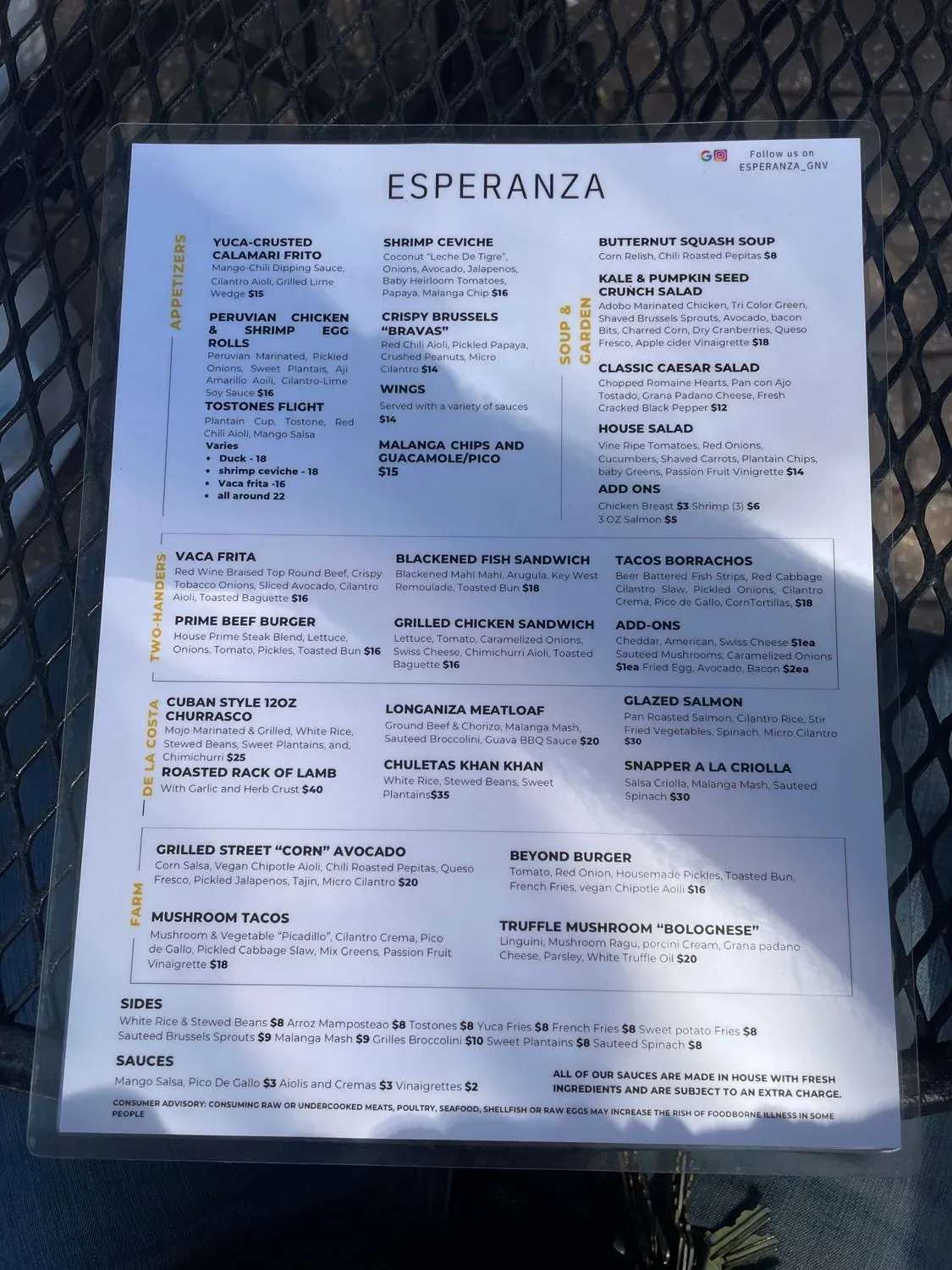 Menu 6