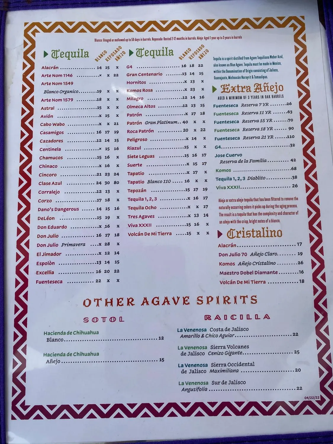 Menu 2