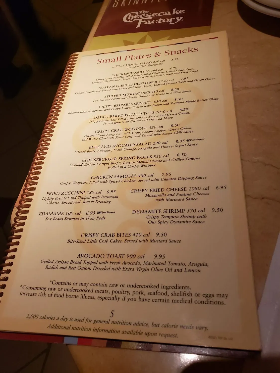 Menu 4